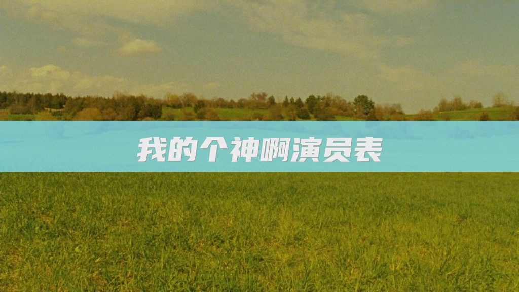 我的个神啊演员表